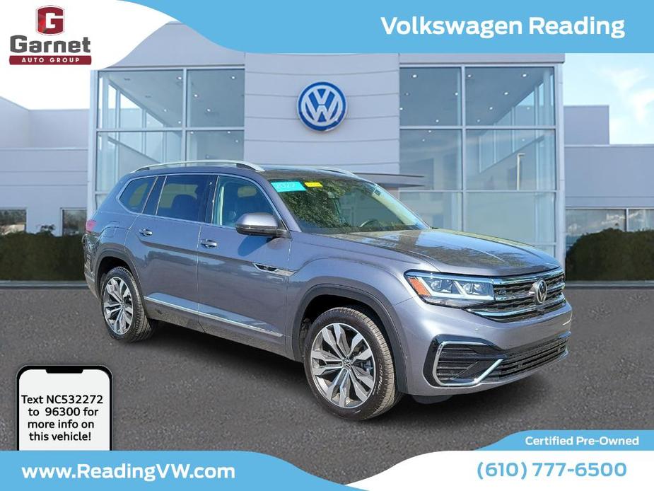 used 2022 Volkswagen Atlas car, priced at $42,495