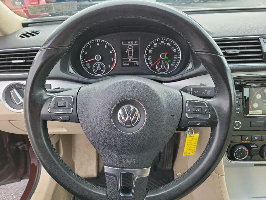 used 2013 Volkswagen Passat car, priced at $12,900