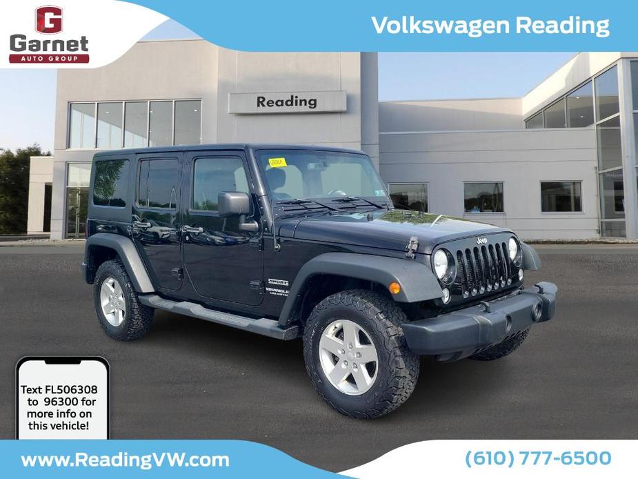used 2015 Jeep Wrangler Unlimited car, priced at $20,995