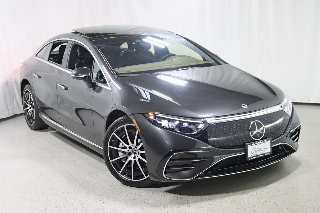 used 2022 Mercedes-Benz EQS 580 car, priced at $56,888