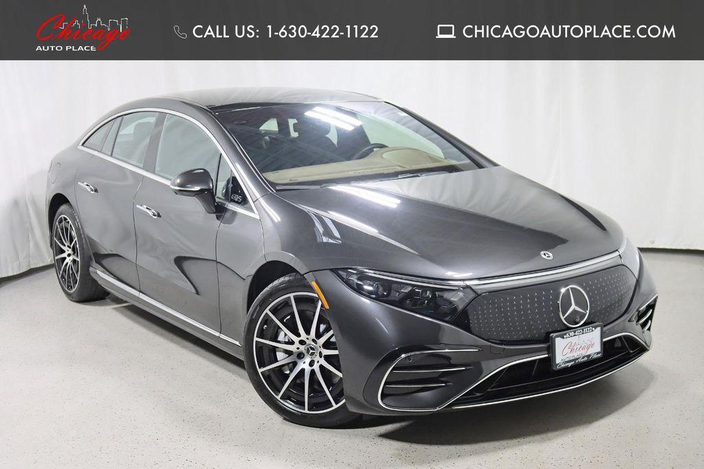 used 2022 Mercedes-Benz EQS 580 car, priced at $56,888