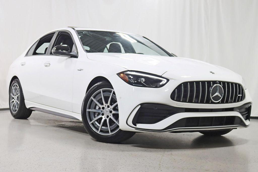 used 2023 Mercedes-Benz AMG C 43 car, priced at $47,888