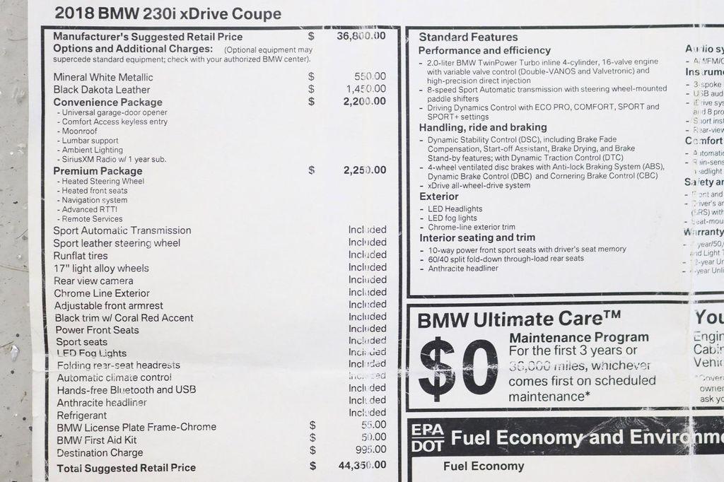 used 2018 BMW 230 car, priced at $22,888