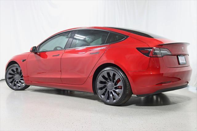 used 2022 Tesla Model 3 car, priced at $34,888