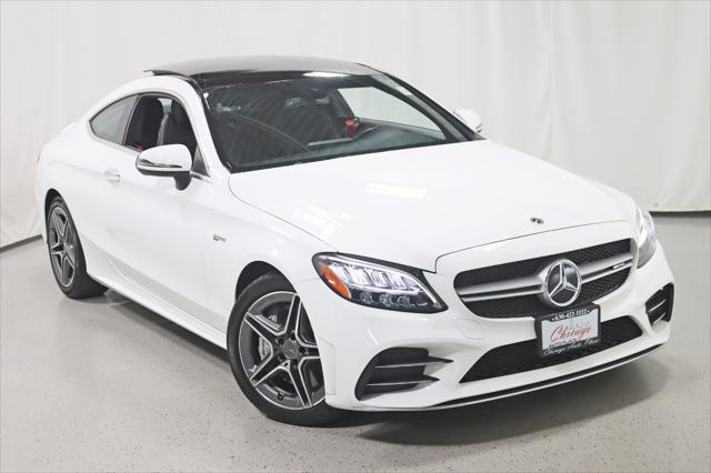 used 2021 Mercedes-Benz AMG C 43 car, priced at $49,888