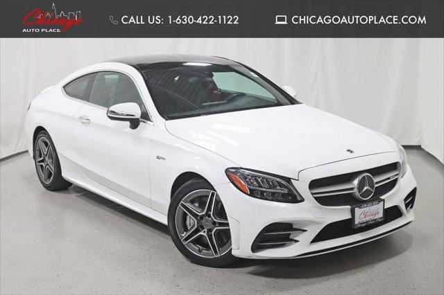 used 2021 Mercedes-Benz AMG C 43 car, priced at $49,888