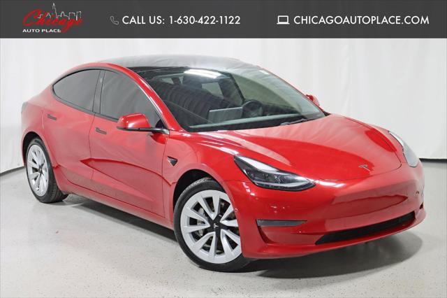 used 2022 Tesla Model 3 car, priced at $24,888