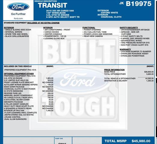 used 2018 Ford Transit-350 car