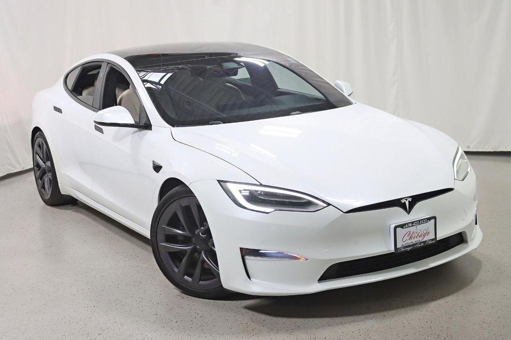 used 2021 Tesla Model S car, priced at $44,888