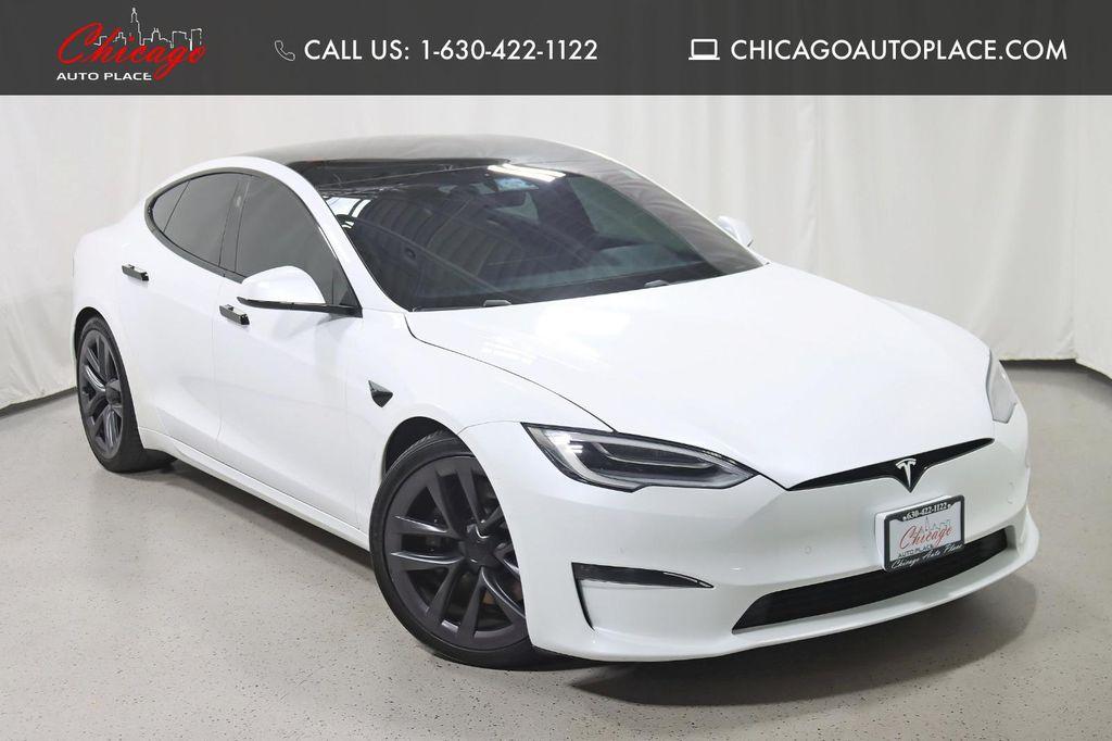 used 2021 Tesla Model S car, priced at $44,888