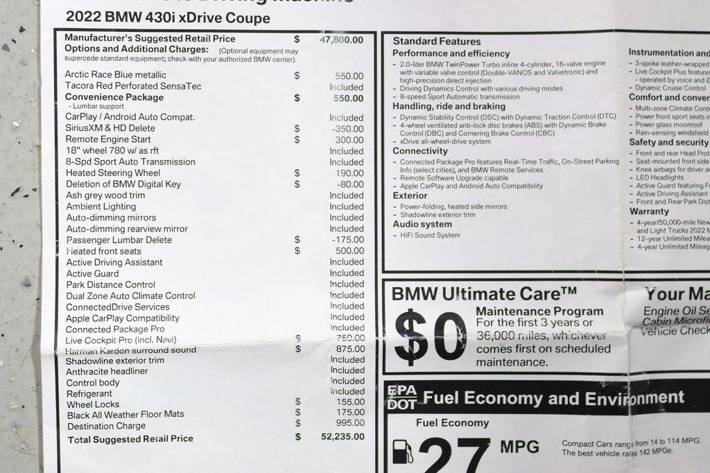 used 2022 BMW 430 car, priced at $30,888