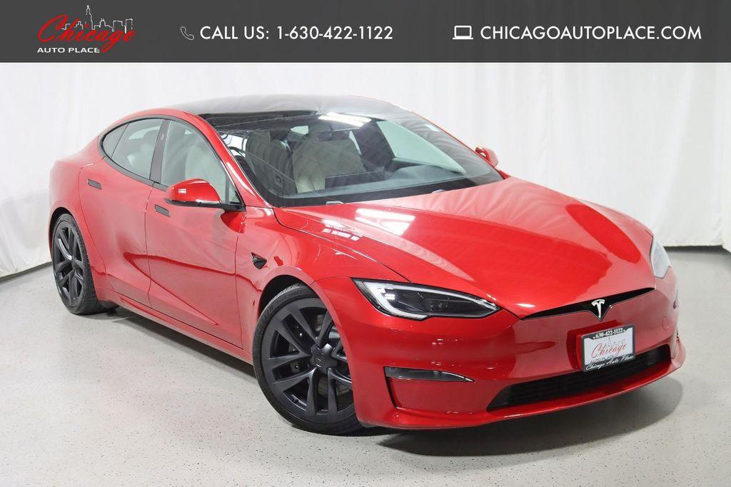 used 2022 Tesla Model S car, priced at $48,888
