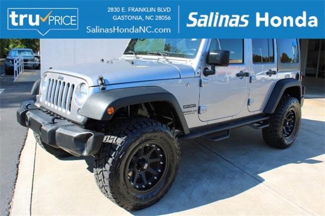 used 2017 Jeep Wrangler Unlimited car, priced at $16,500