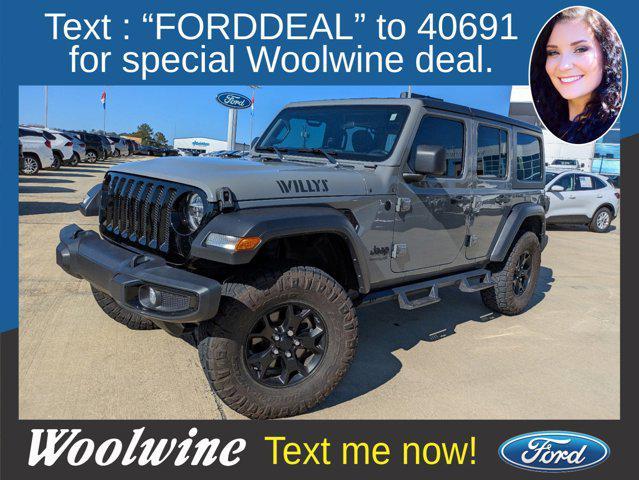 used 2021 Jeep Wrangler car, priced at $34,990