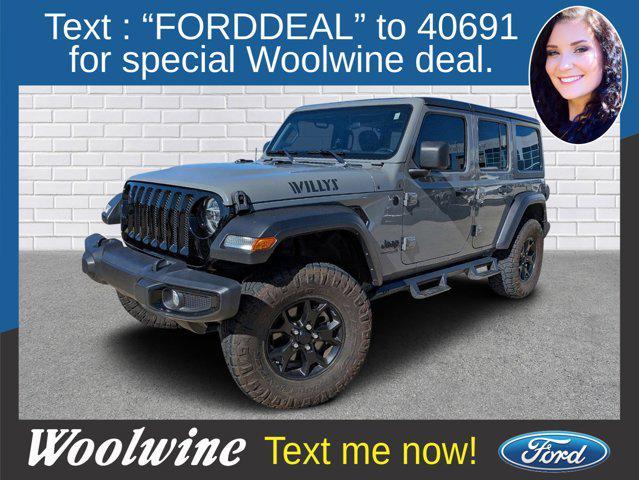 used 2021 Jeep Wrangler car, priced at $34,990