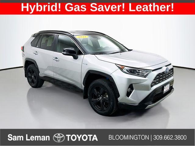 used 2021 Toyota RAV4 Hybrid car, priced at $20,950