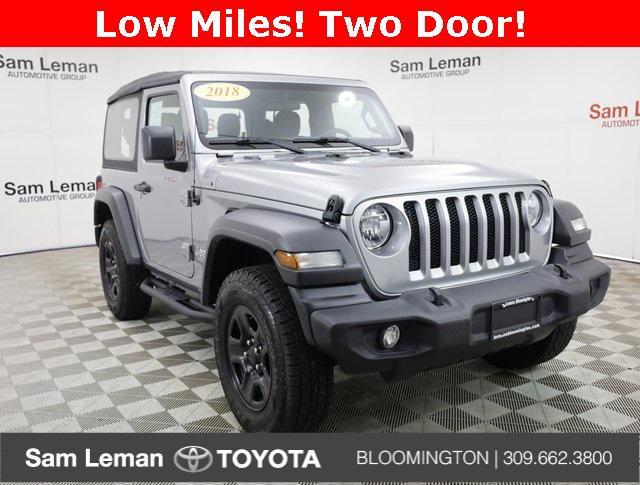 used 2018 Jeep Wrangler car, priced at $22,450