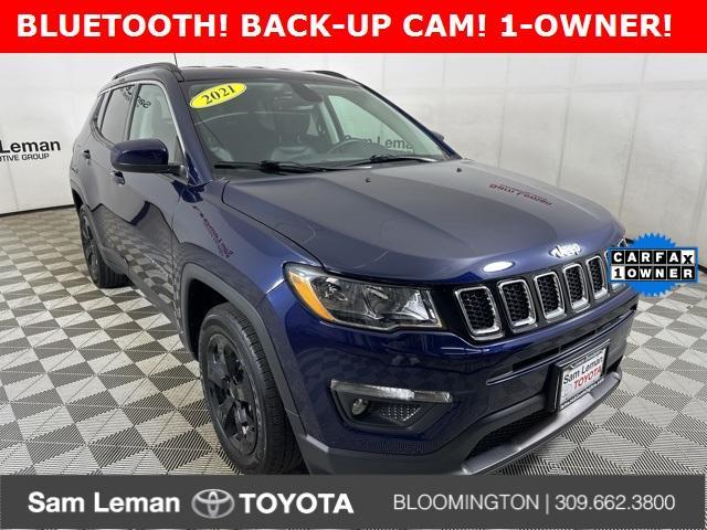 used 2021 Jeep Compass car, priced at $21,010