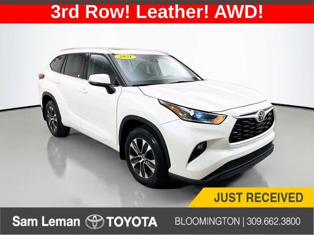 used 2021 Toyota Highlander car, priced at $33,650