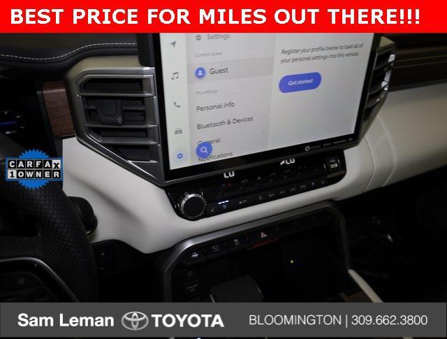 used 2024 Toyota Tundra Hybrid car, priced at $63,950