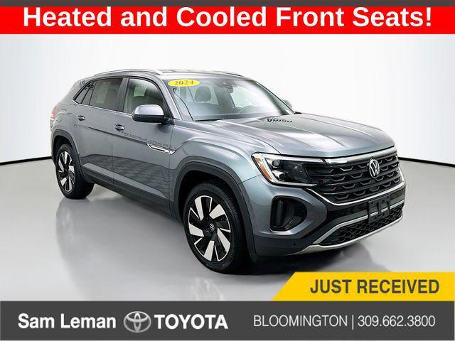 used 2024 Volkswagen Atlas Cross Sport car, priced at $33,850