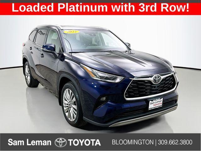 used 2022 Toyota Highlander car, priced at $43,850