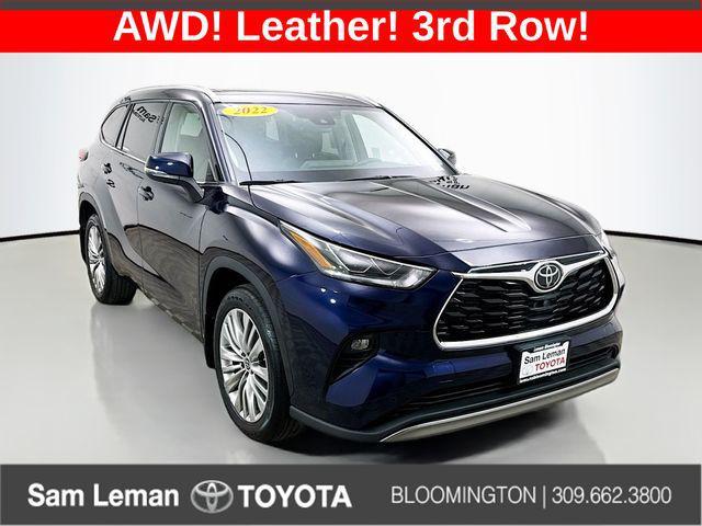 used 2022 Toyota Highlander car, priced at $45,850