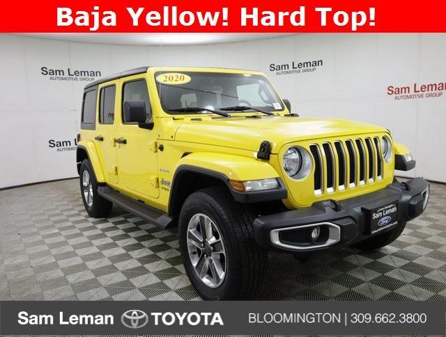 used 2020 Jeep Wrangler Unlimited car, priced at $31,442