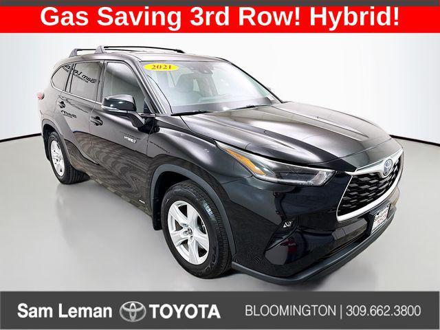 used 2021 Toyota Highlander Hybrid car, priced at $33,550