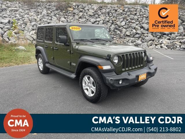 used 2020 Jeep Wrangler Unlimited car, priced at $28,423