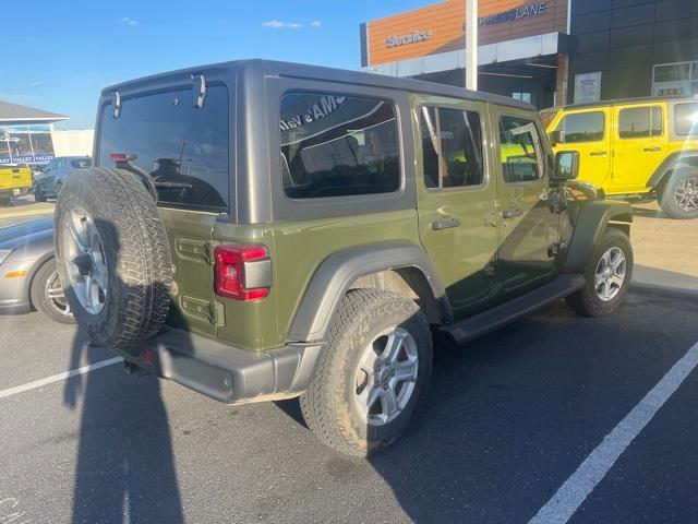 used 2020 Jeep Wrangler Unlimited car, priced at $31,827