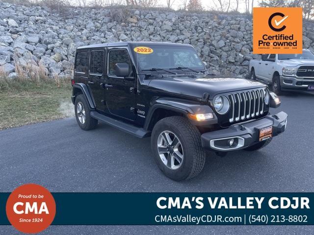 used 2022 Jeep Wrangler Unlimited car, priced at $34,632