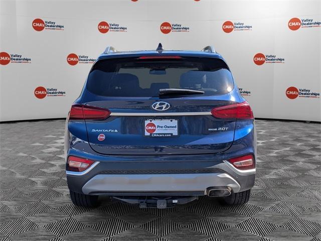 used 2019 Hyundai Santa Fe car, priced at $19,325