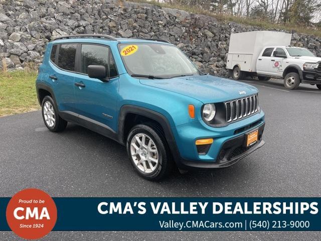 used 2021 Jeep Renegade car, priced at $19,208