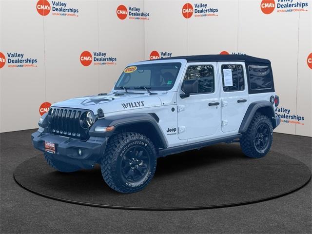 used 2020 Jeep Wrangler Unlimited car, priced at $23,482