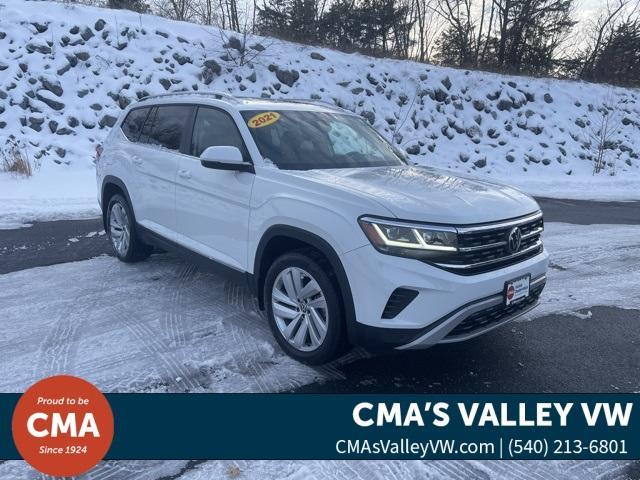 used 2021 Volkswagen Atlas car, priced at $27,998