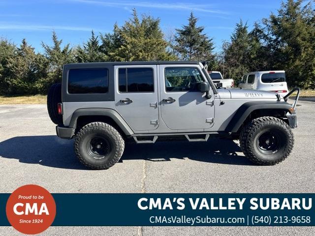 used 2016 Jeep Wrangler Unlimited car, priced at $18,211