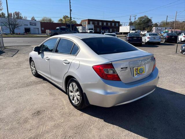 used 2012 Honda Civic car, priced at $6,495