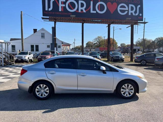 used 2012 Honda Civic car, priced at $6,495