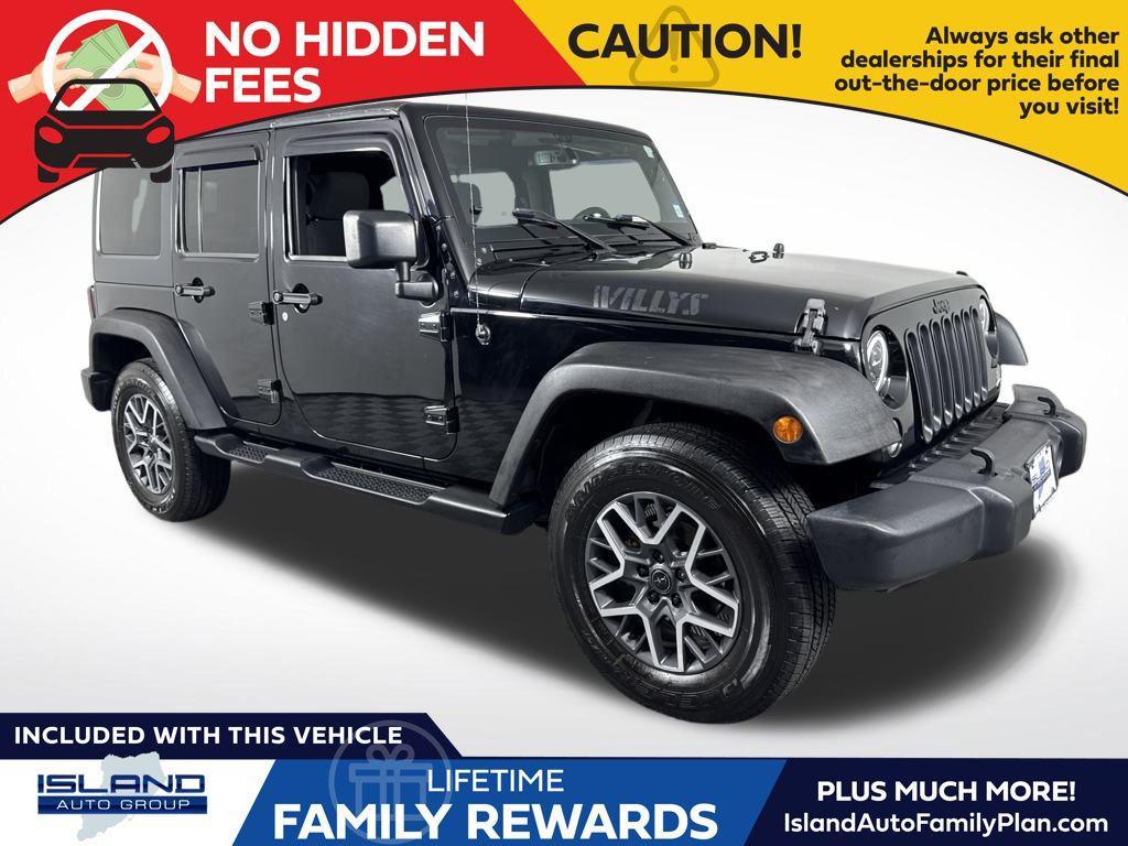 used 2015 Jeep Wrangler Unlimited car, priced at $16,151
