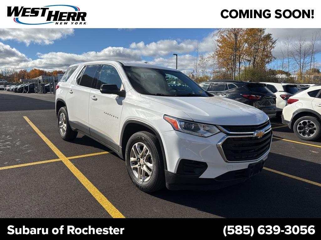 used 2021 Chevrolet Traverse car, priced at $22,958