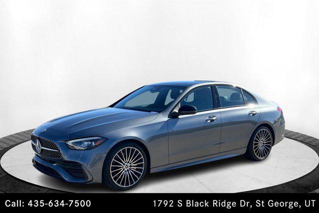 used 2022 Mercedes-Benz C-Class car, priced at $39,999