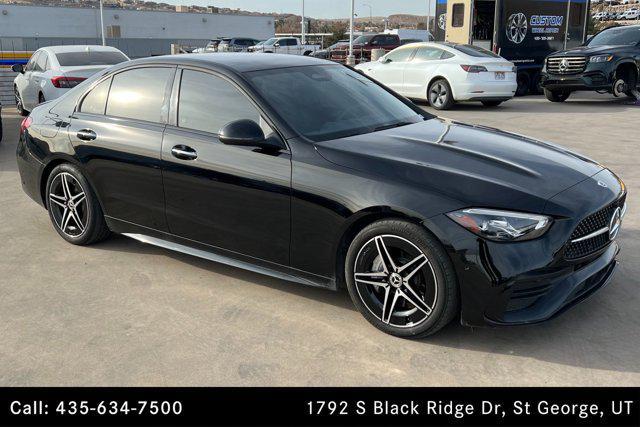 used 2023 Mercedes-Benz C-Class car, priced at $39,999