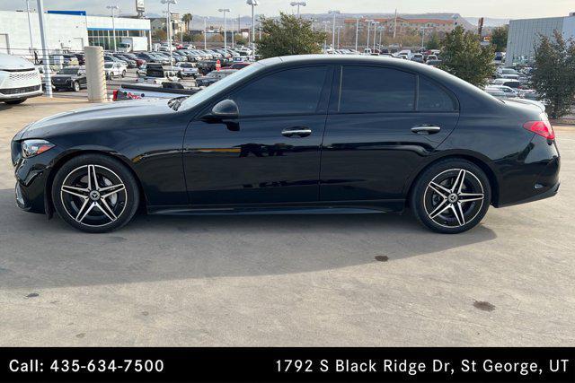 used 2023 Mercedes-Benz C-Class car, priced at $39,999