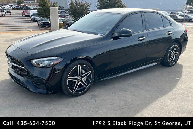 used 2023 Mercedes-Benz C-Class car, priced at $39,999