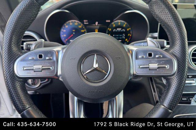 used 2021 Mercedes-Benz AMG C 43 car, priced at $49,995