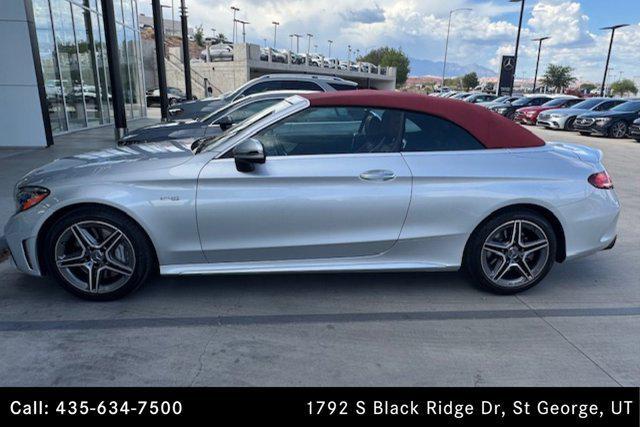 used 2021 Mercedes-Benz AMG C 43 car, priced at $49,995