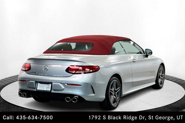 used 2021 Mercedes-Benz AMG C 43 car, priced at $47,000