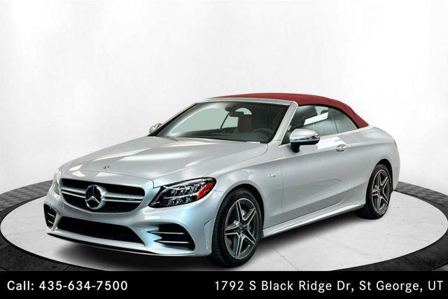 used 2021 Mercedes-Benz AMG C 43 car, priced at $49,225