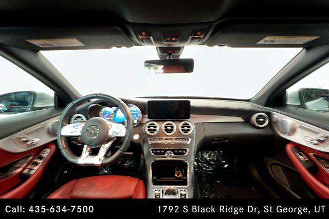 used 2021 Mercedes-Benz AMG C 43 car, priced at $47,000